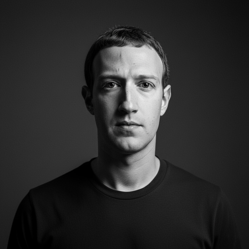 Portrait of Mark Zuckerberg
